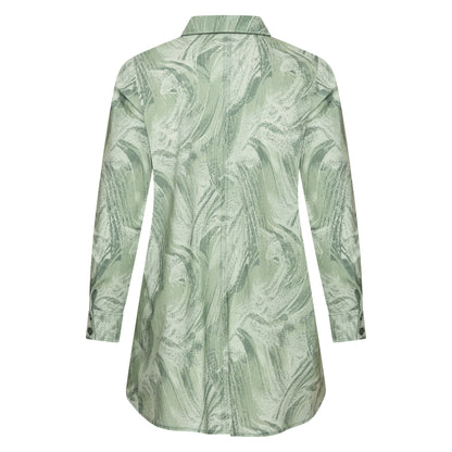 Blouse Midi LS | Green Meadow