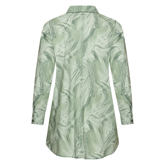 Blouse Midi LS | Green Meadow