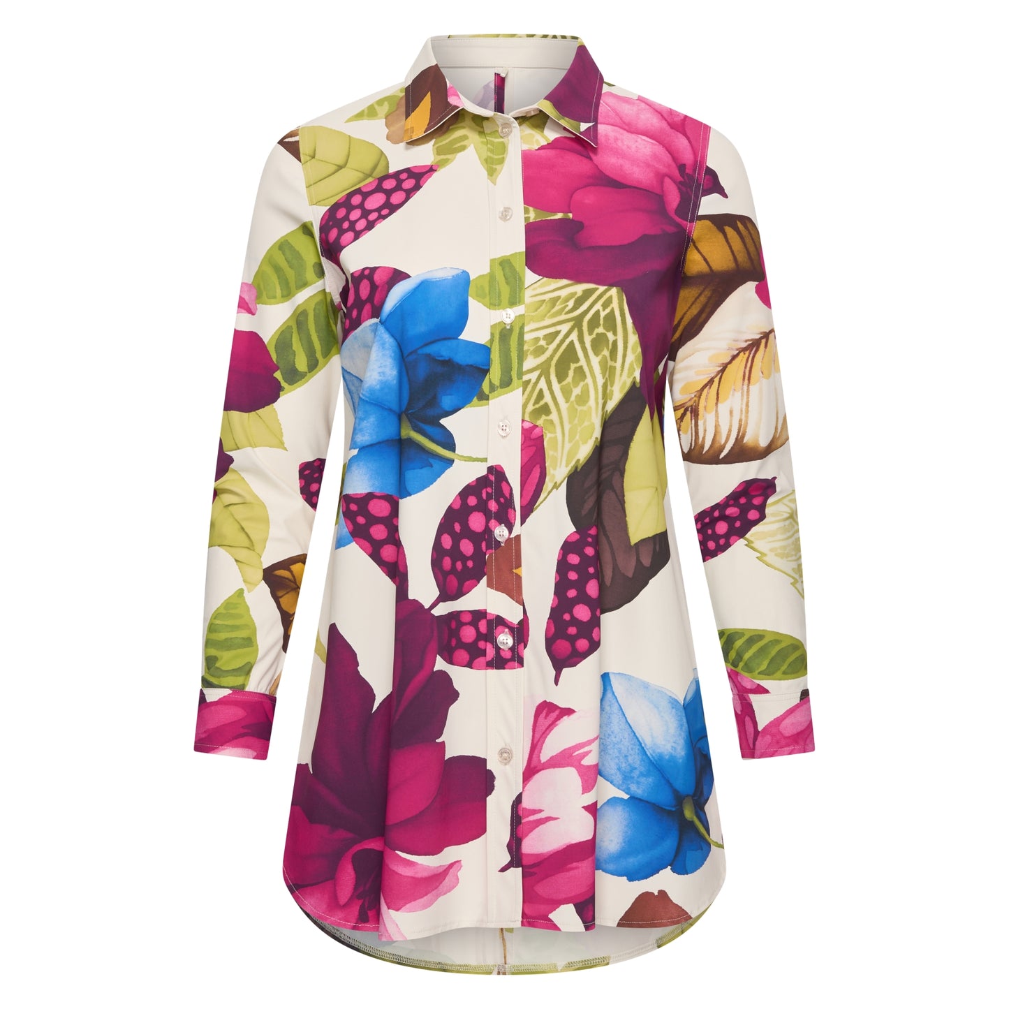 Blouse Midi LS | Mega Flower