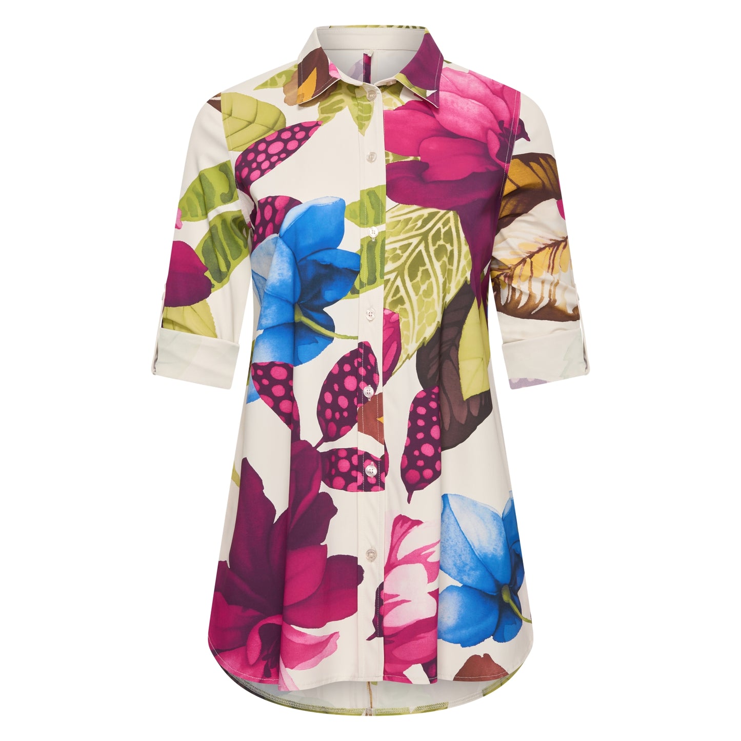 Blouse Midi LS | Mega Flower