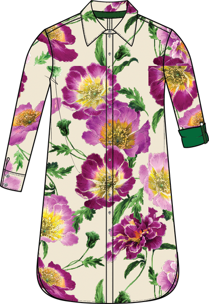 Blouse Long LS | Wild Flower