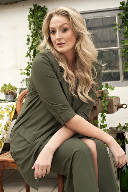 Jeans Skirt | Khaki