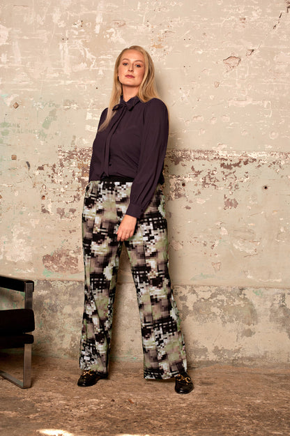 Pants Wide | Pixel Rose