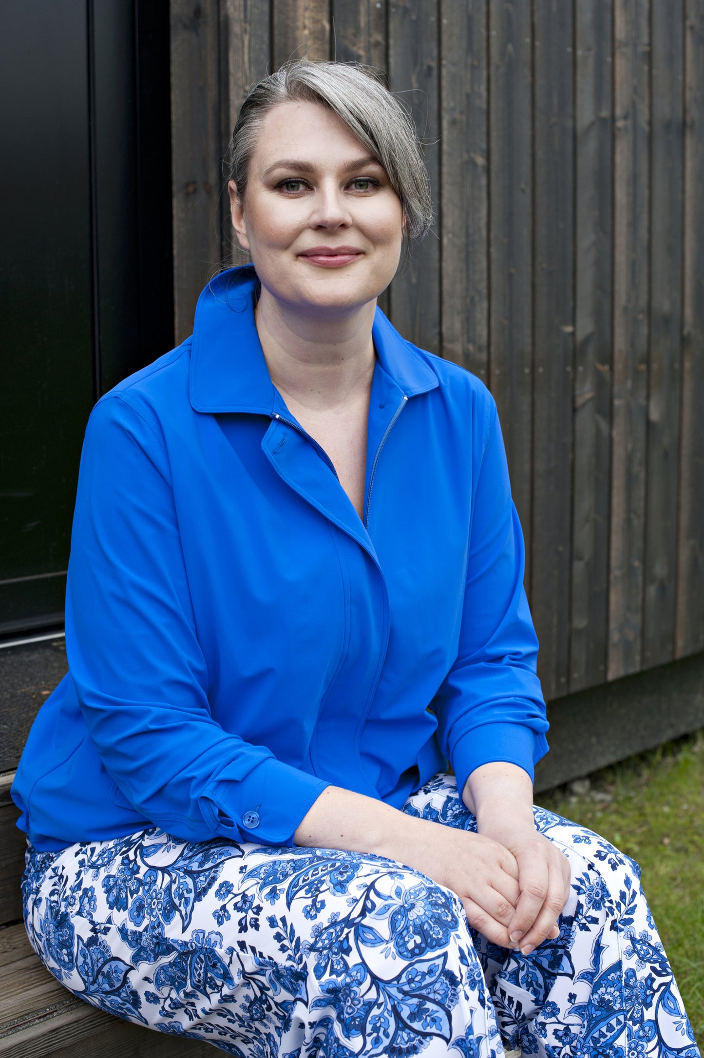 Cropped Jacket | Royal Blue