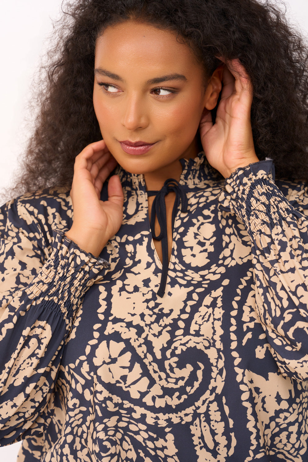 Smock Dress LS | Terrazzo