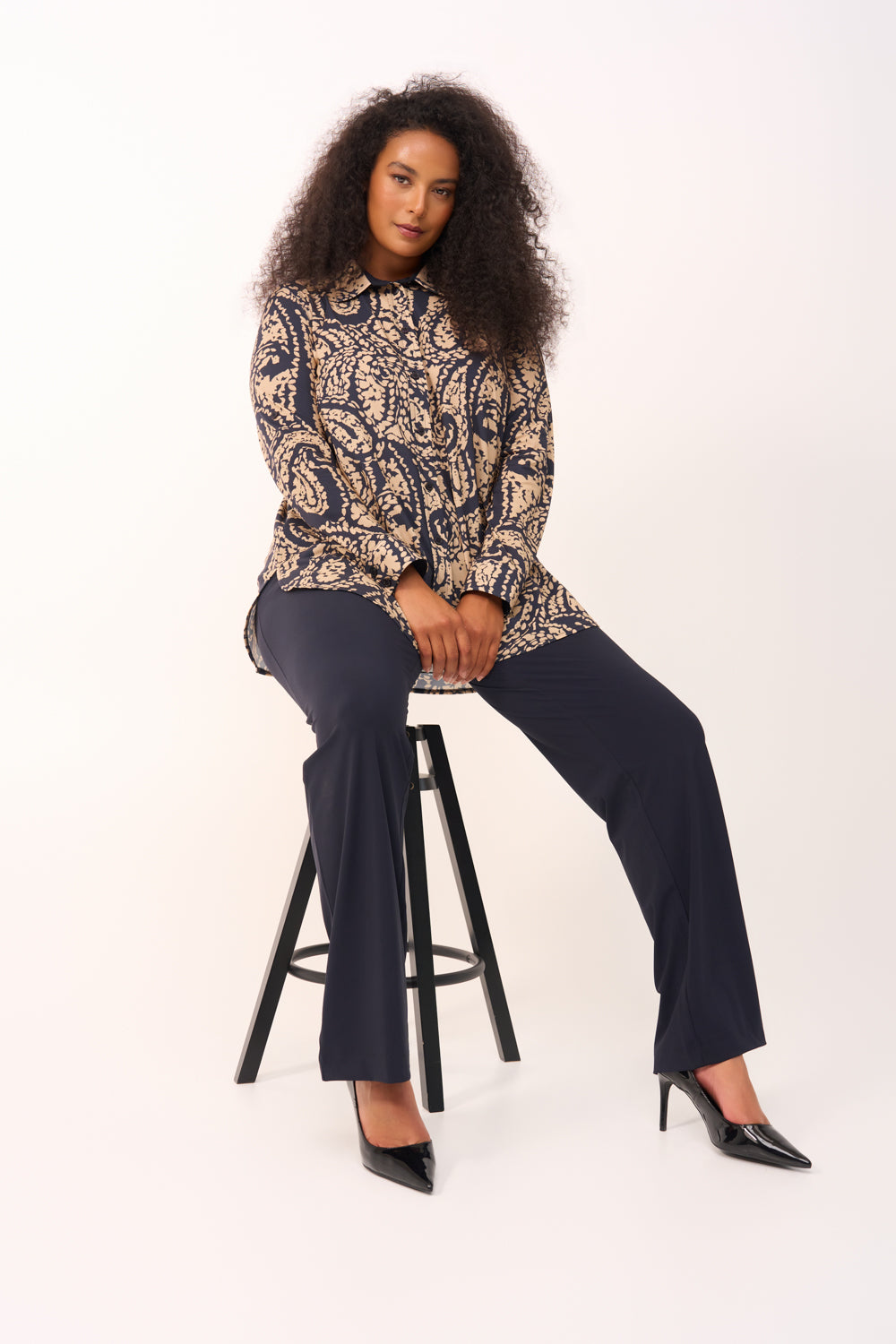 Blouse Midi LS | Terrazzo