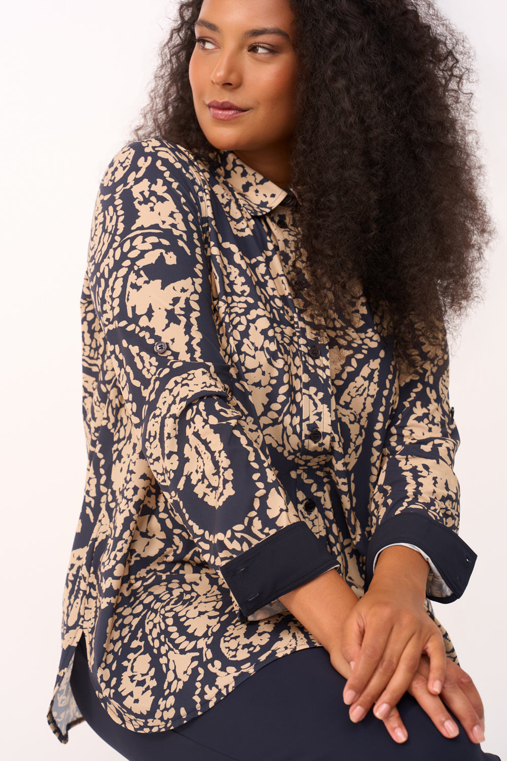 Blouse Midi LS | Terrazzo