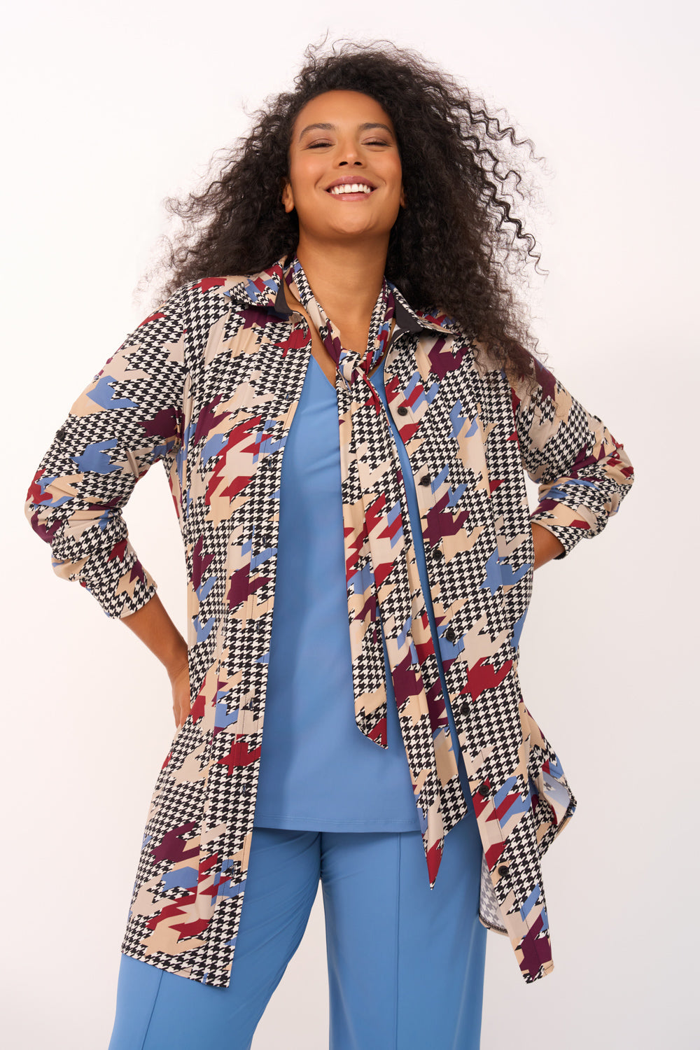 Blouse Midi LS | PdP Graphic