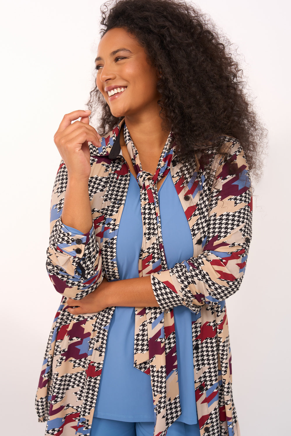 Blouse Midi LS | PdP Graphic