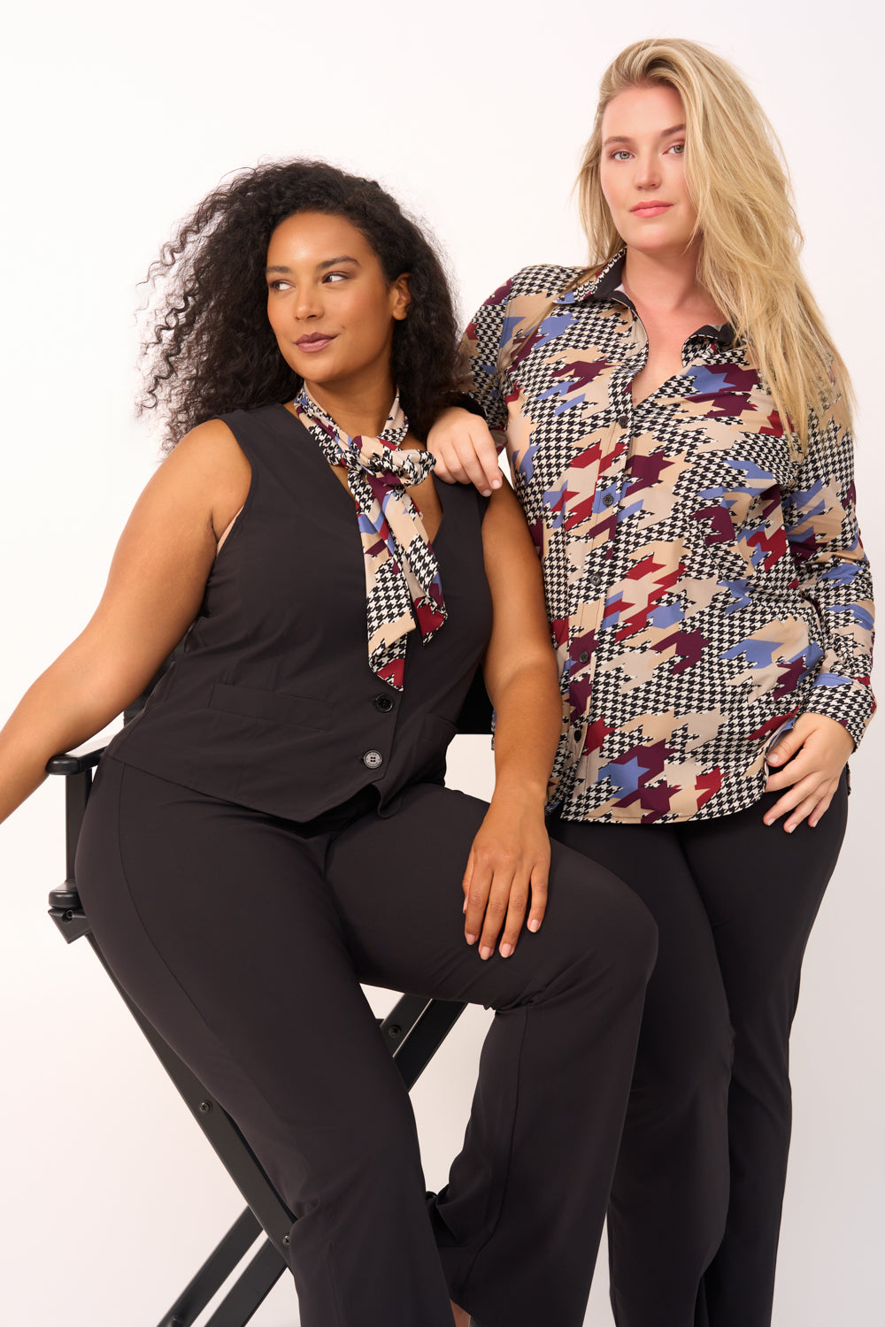 Blouse Midi LS | PdP Graphic