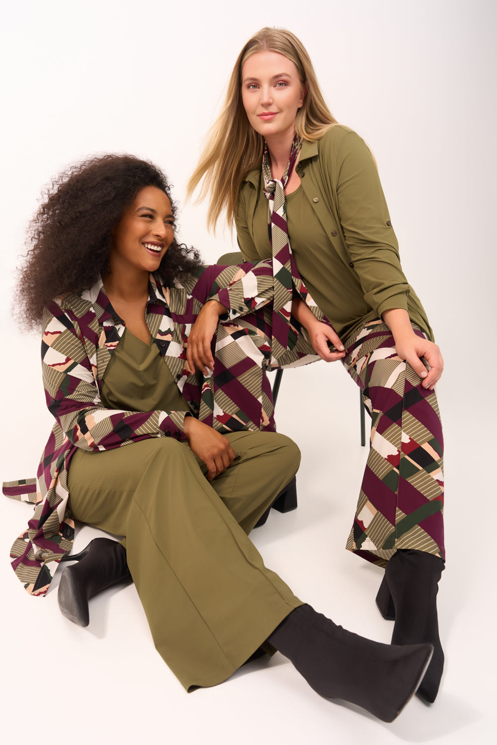 Shawl | Camo Check