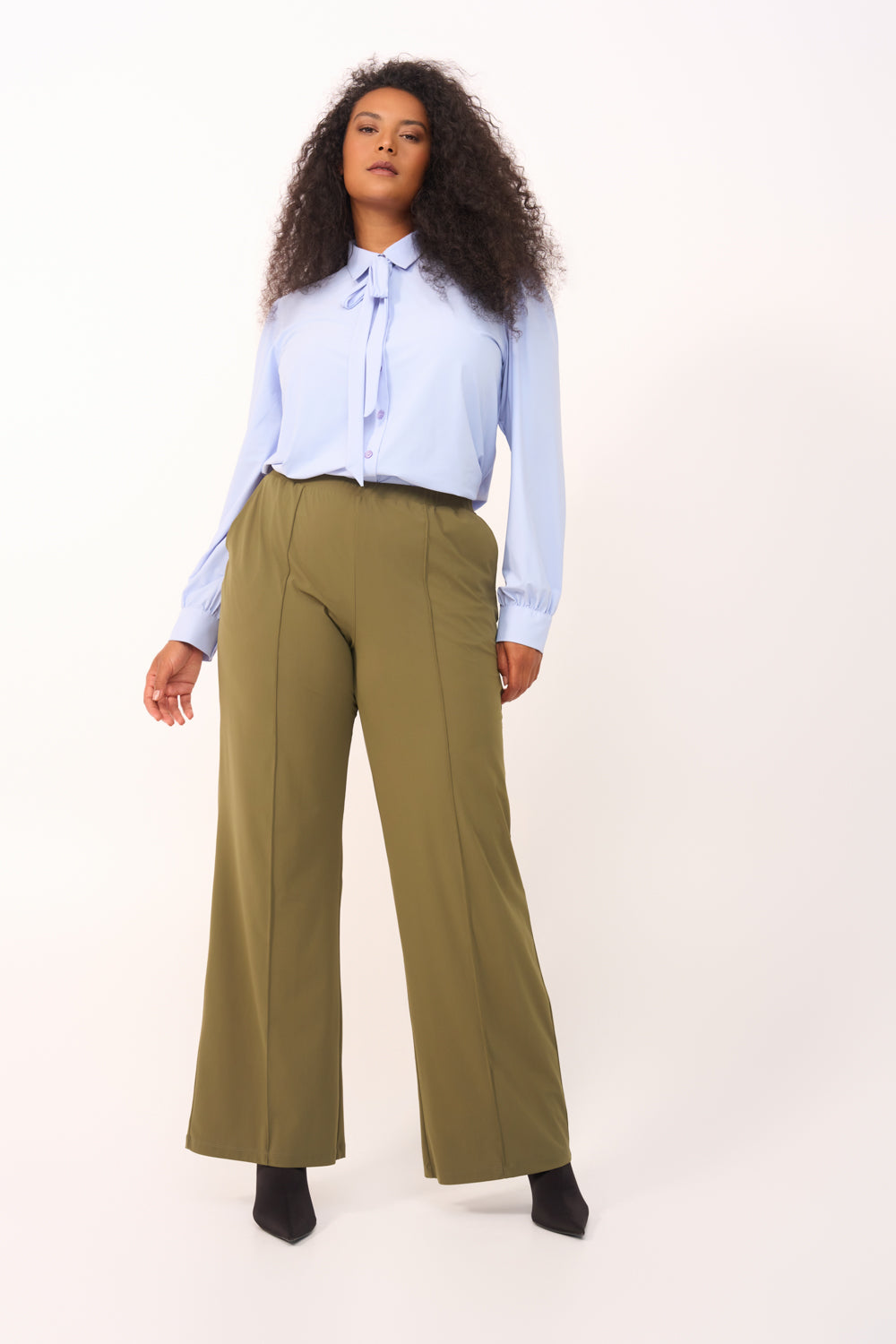 Pants Wide | Olive