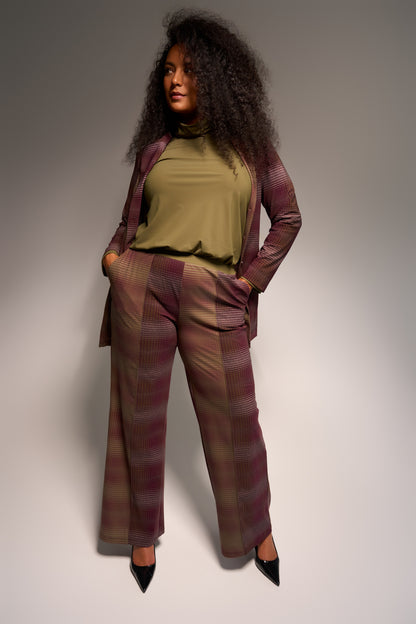 Pants Wide | Shadow Check