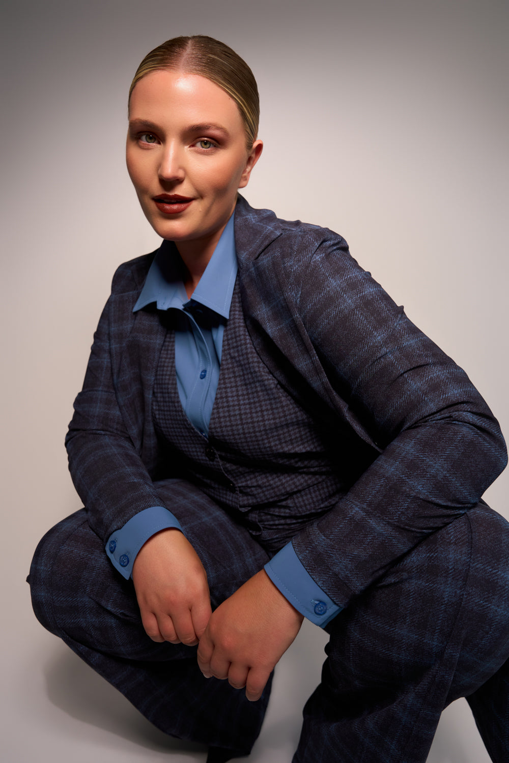 Jacket Midi | Tartan Ice