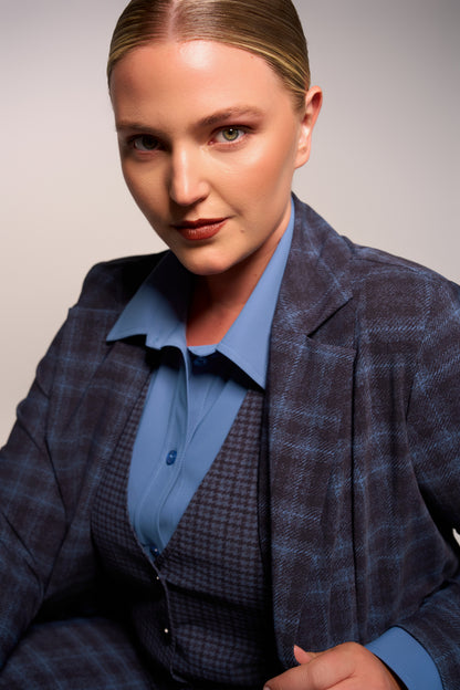 Jacket Midi | Tartan Ice
