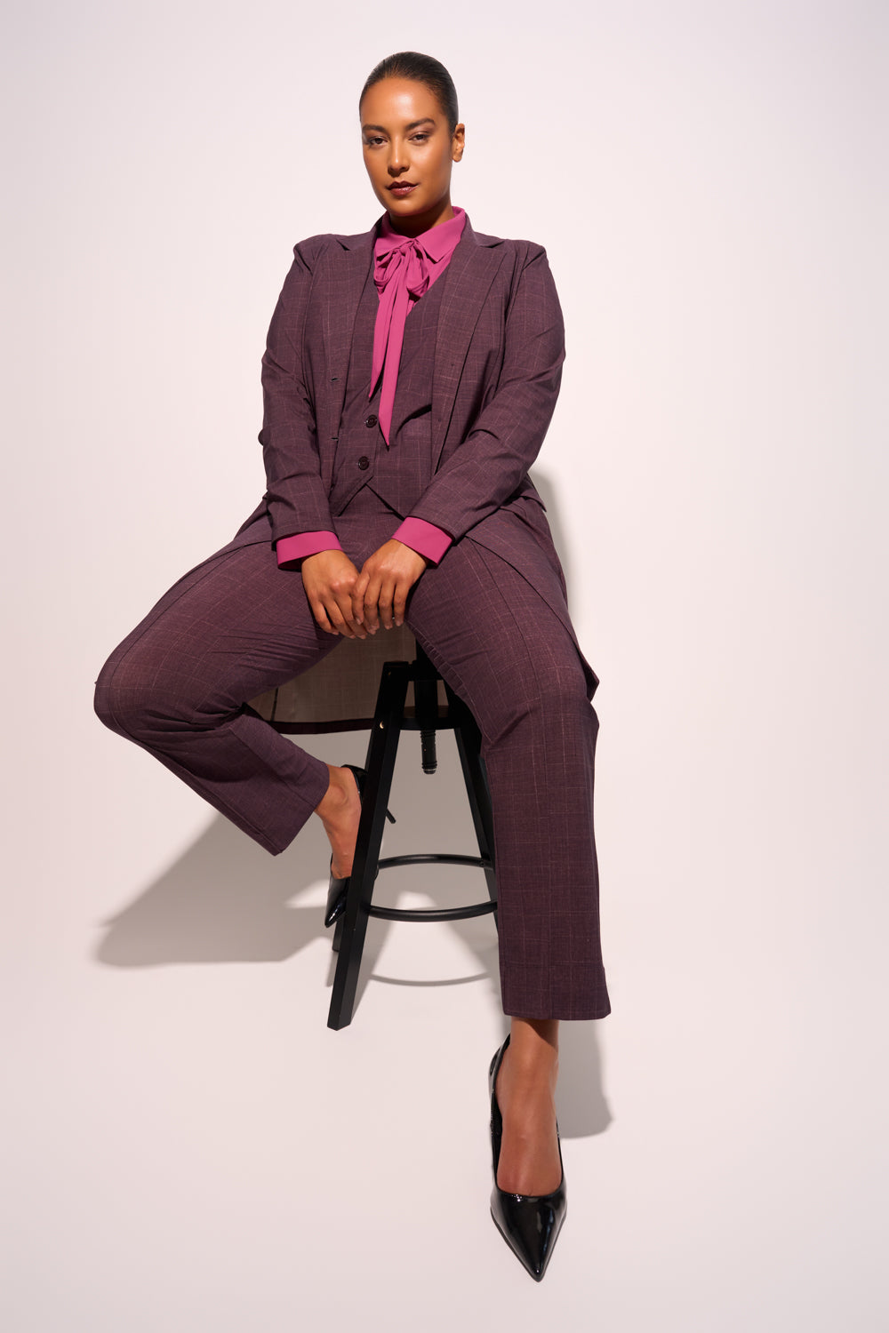 Pants Long | Carré Pink