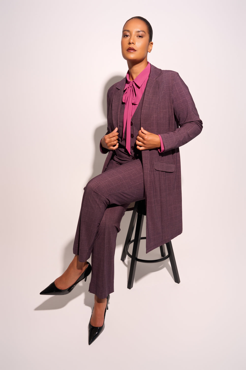 Pants Long | Carré Pink