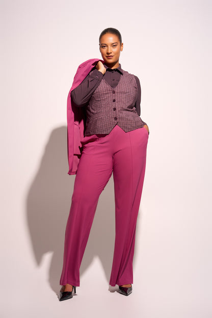 Pants Wide | Cerise