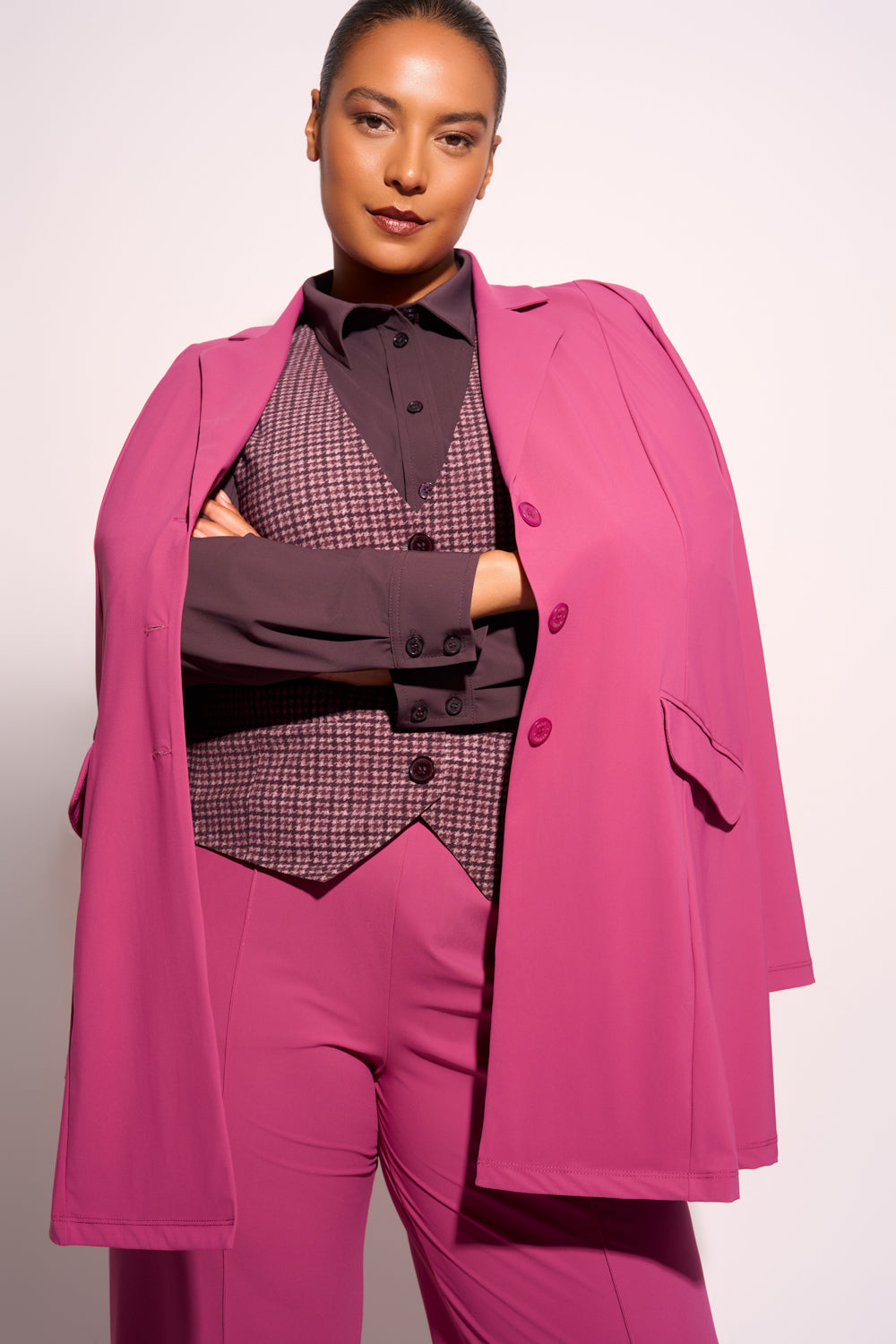Pants Wide | Cerise