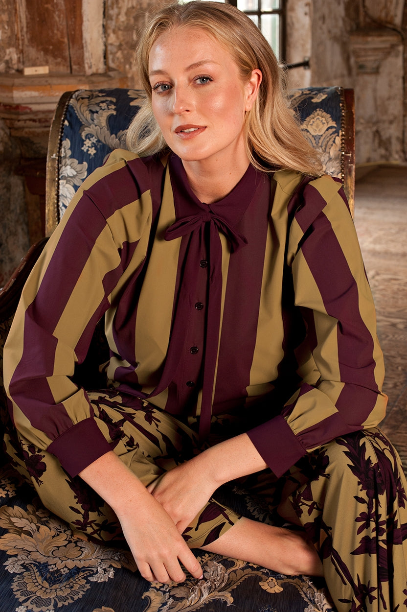 Shirt Puffed | Block Stripe