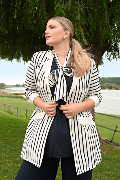 Jacket Midi | Breton Stripe