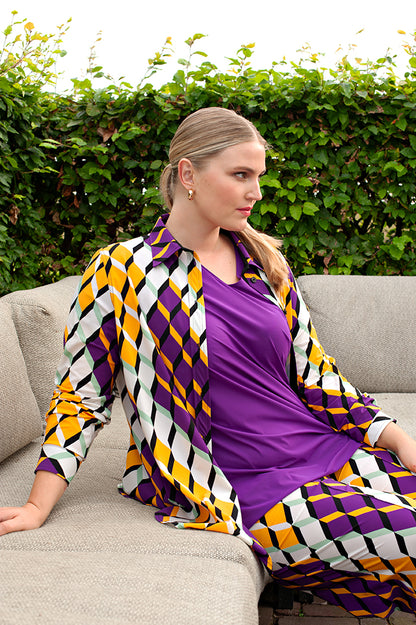 Blouse Midi LS | Summer Graphic