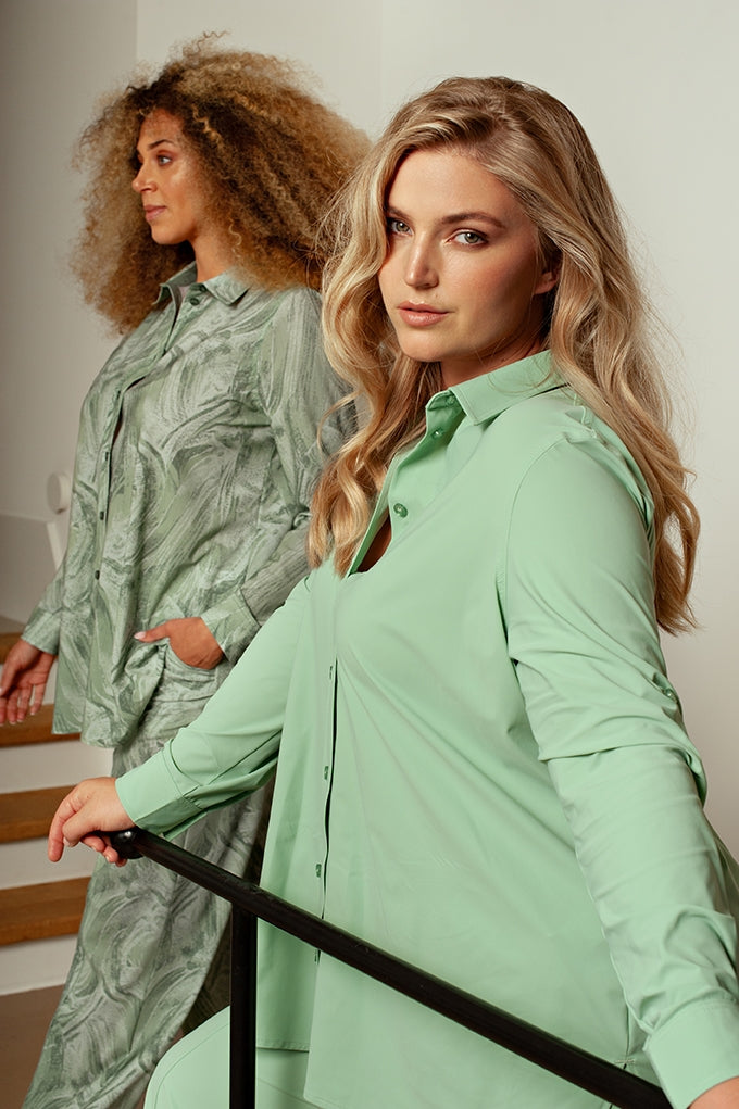 Blouse Long LS | Mint