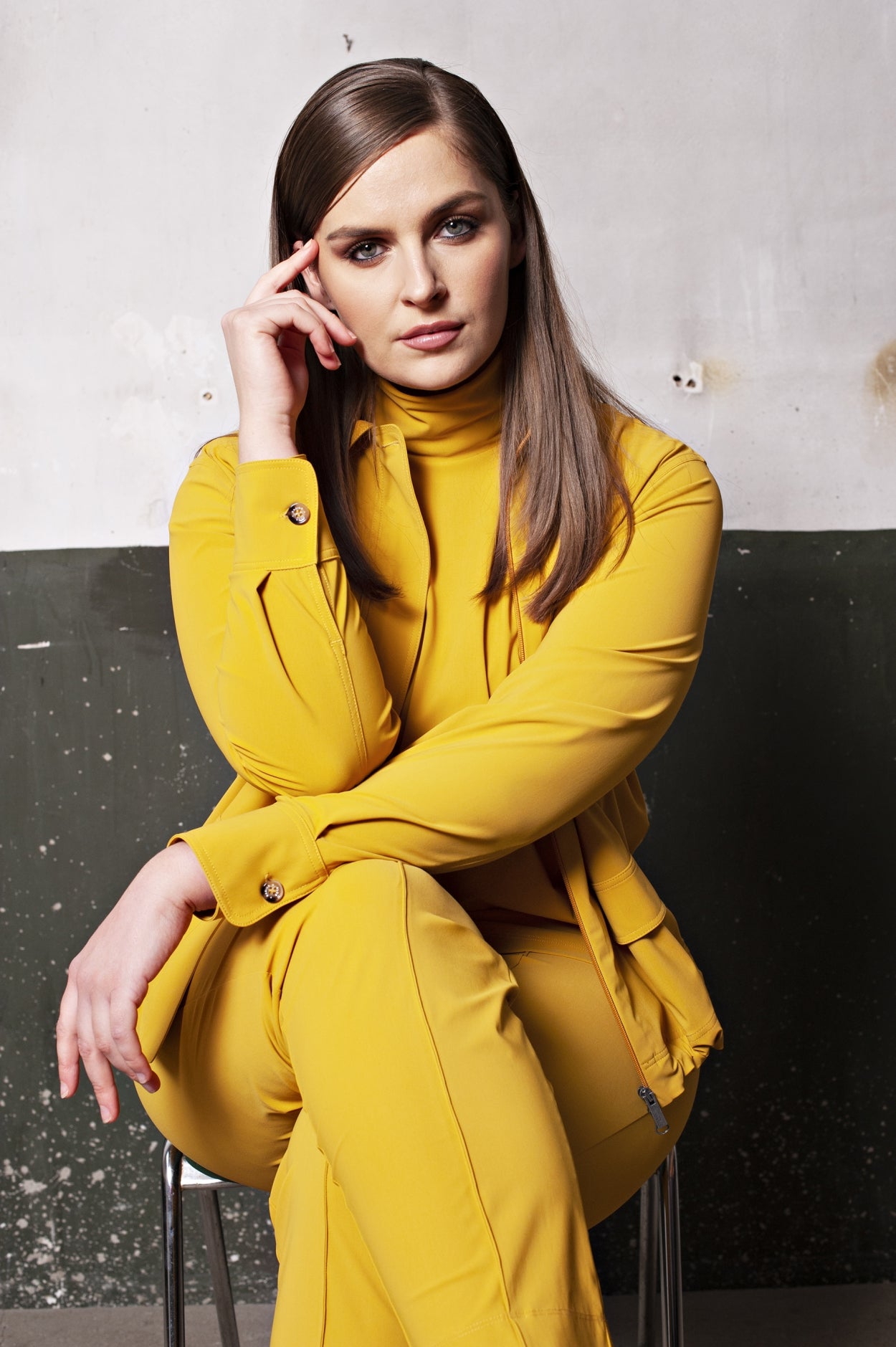 Turtle Neck | Ocher Yellow