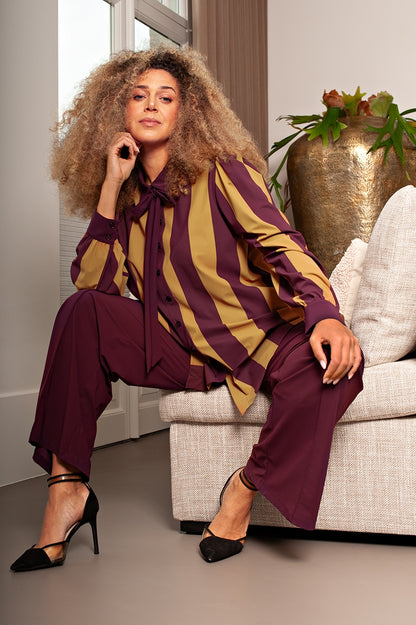 Pants Wide | Burgundy