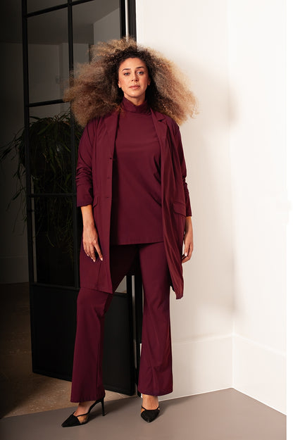 Pants Flair | Burgundy