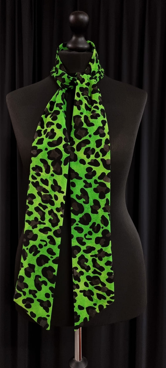 Shawl | Lime Leopard