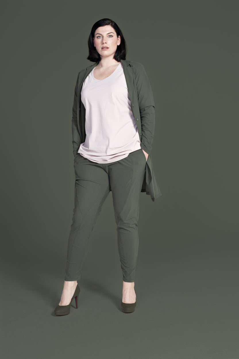 Tee V-Neck | Powder