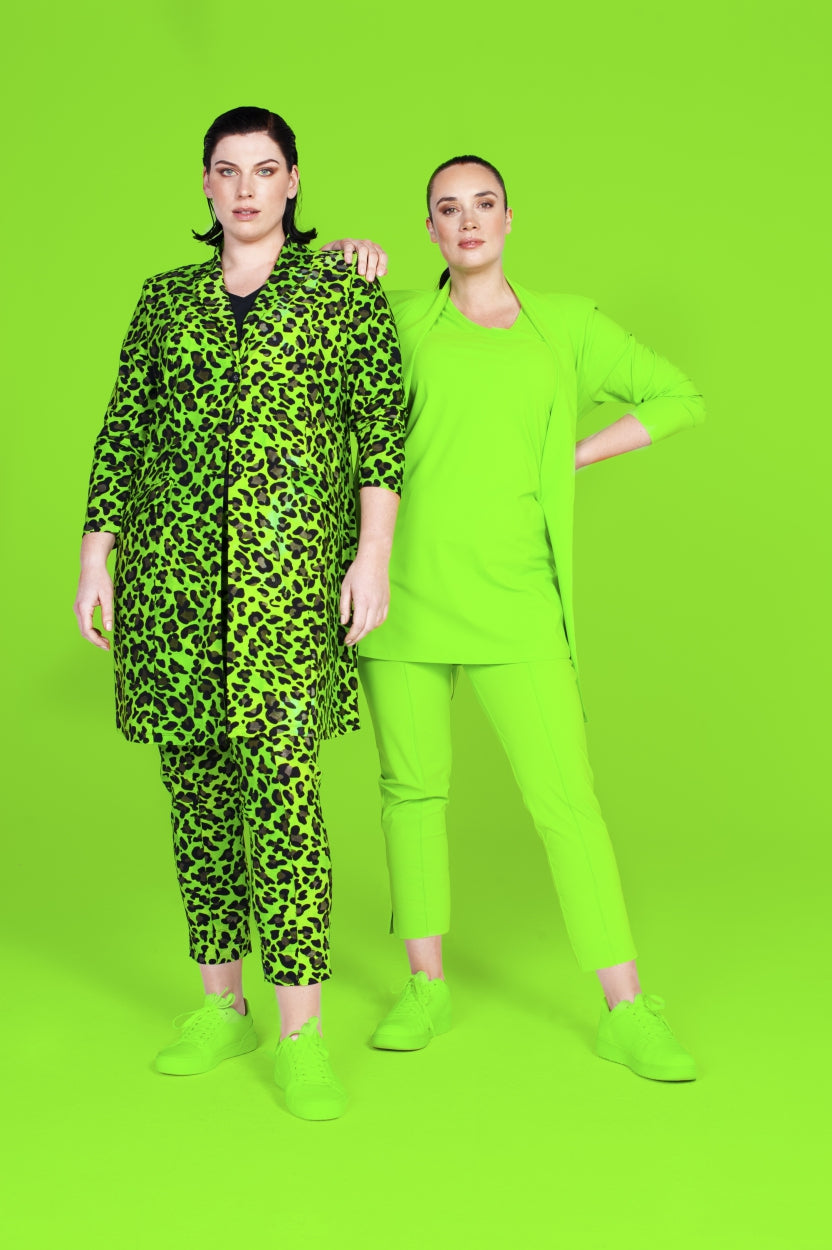 Pants 7/8 | Lime Leopard