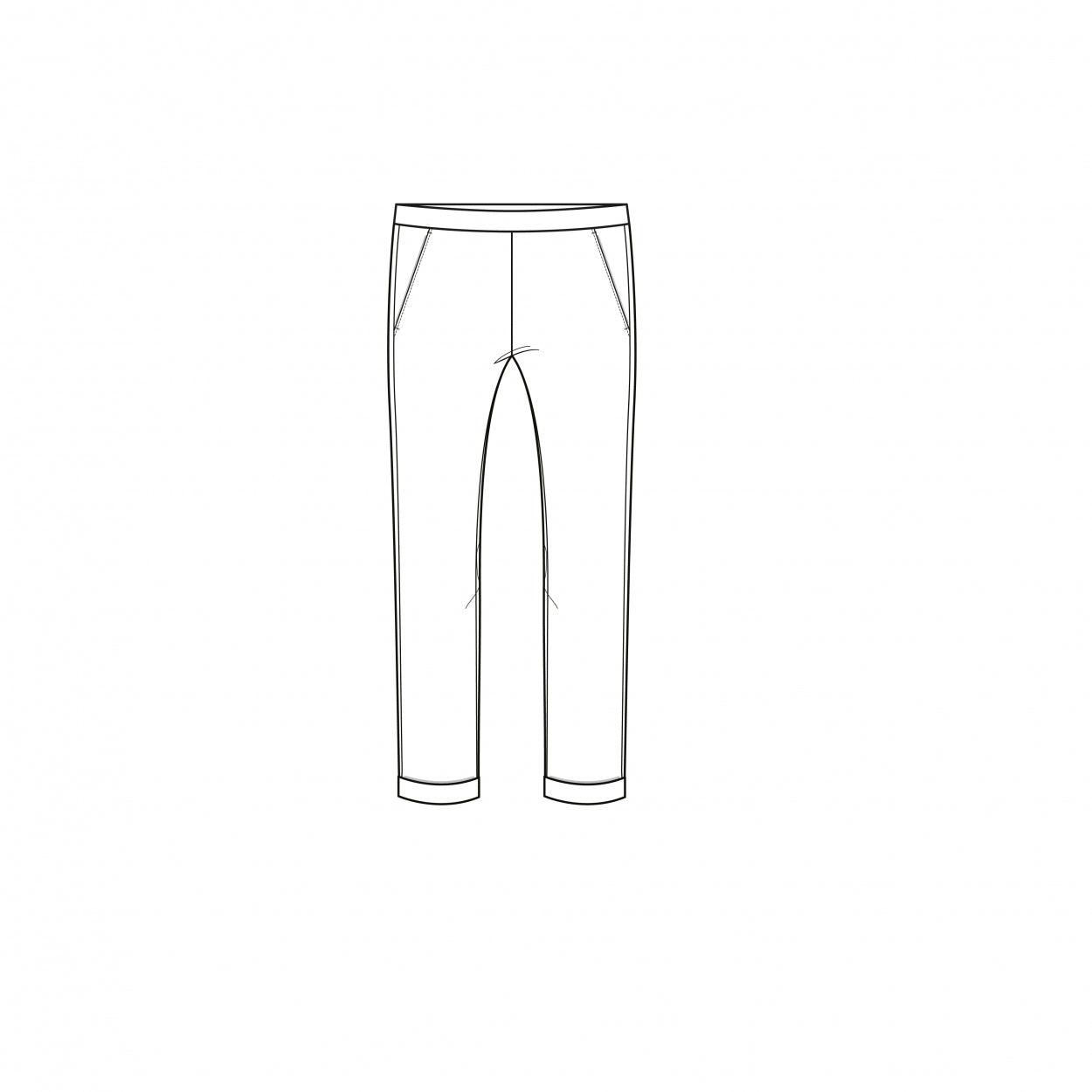 Pants Cuff | White