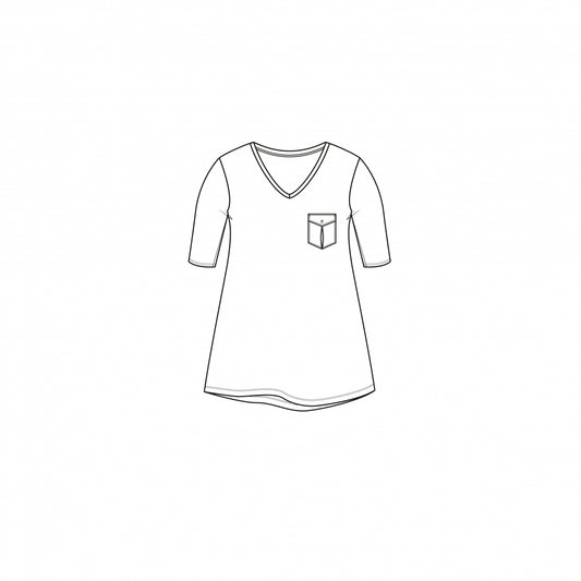 Tee V-Neck-SFR | Black