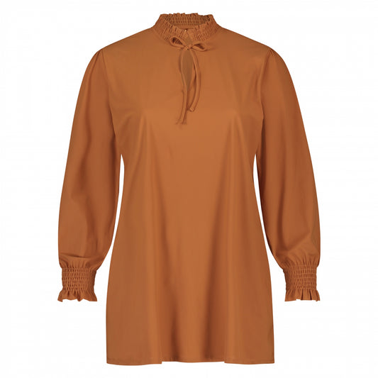 Smock Top LS | Cognac