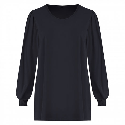 Puff Top LS | Navy