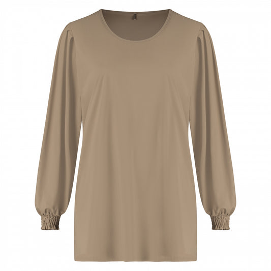 Puff Top LS | Mocca