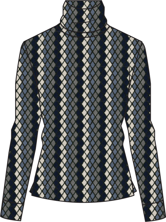 Turtle Neck | Scotch Argyle